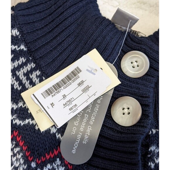 NWT Christopher Banks Button Front Cardigan Knit Winter Sweater Women's Sz XL - Picture 4 of 10